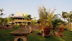 Side view of main house               